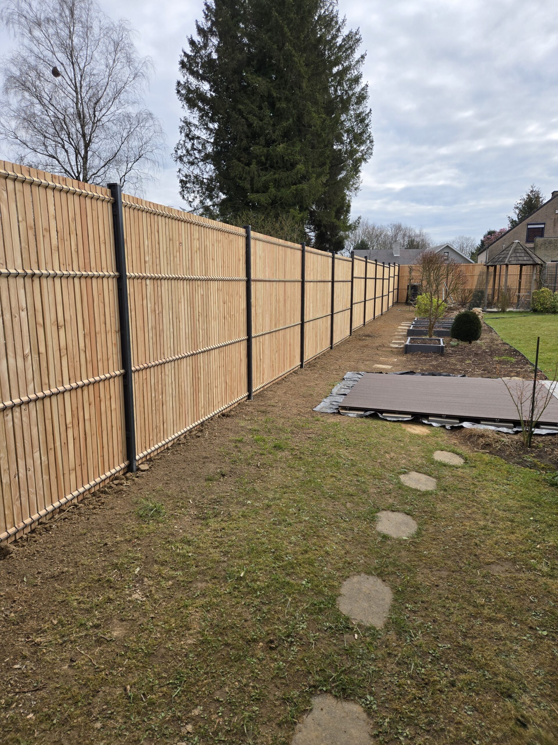 Occultation bois mélèze 8mm